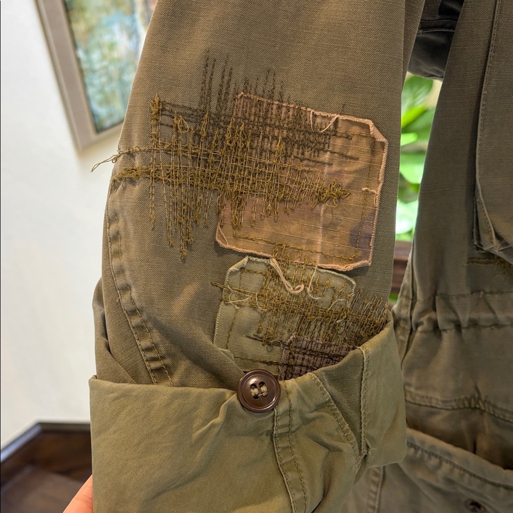 The Great China Wall Olive Green Military Field Jacket - Picture 6 of 11